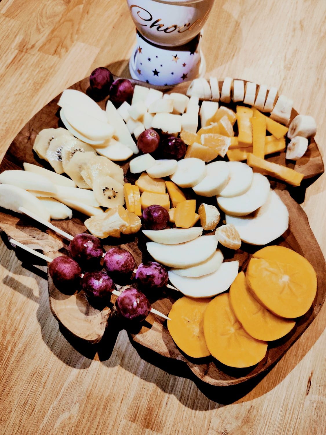 Planche fondue chocolat